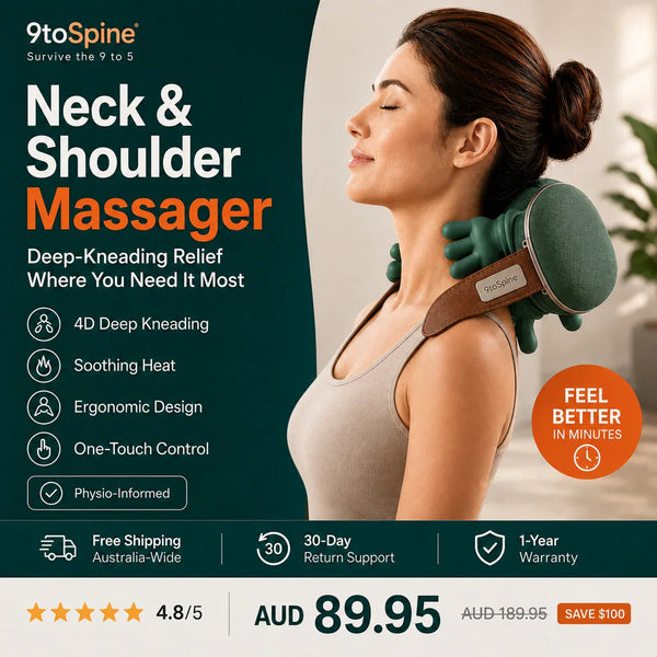 9toSpine 4D neck and shoulder massager with heat therapy